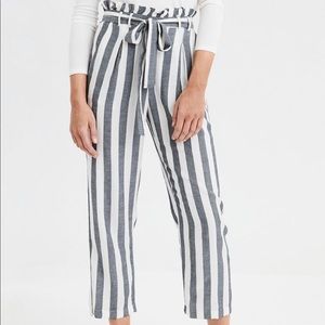 American Eagle striped soft pants